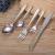 Factory Direct Sales Stainless Steel Spoon Tableware Portable Stainless Steel Spoon PCs Steak Knife Forks Western Tableware