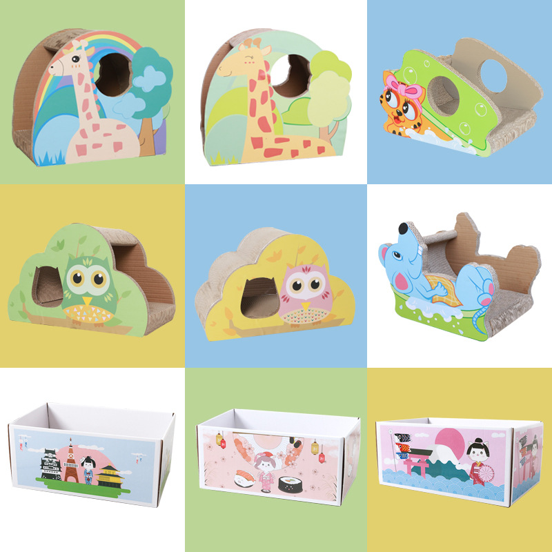 Yidong Cat Scratch Board round Cat Nest New Triangle Corruga...