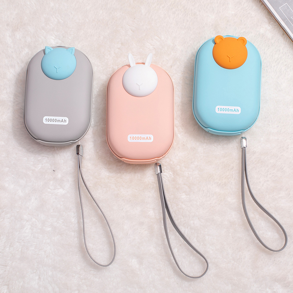 Q Pet Hand Warmer Men and Women Dual-Use Cute Mini Portable Portable Mobile Power Hot Water Bag Warm