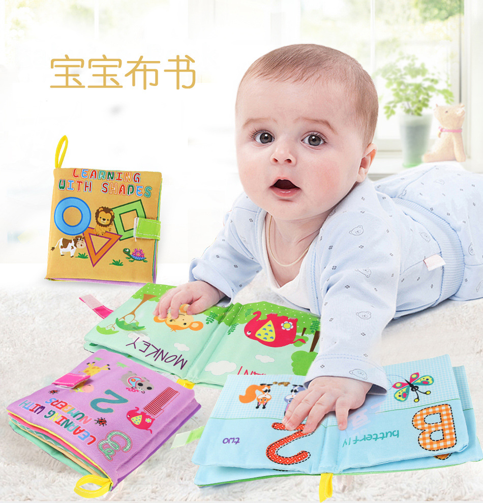 Children's Cloth Book Baby Learning Cognitive Book Cloth Infant Teaching Aids Maternal and Chil