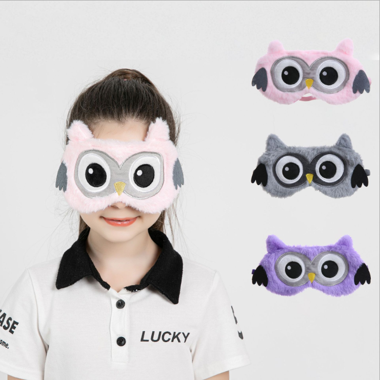 Plush Eye Mask Shading Eye Mask New Unicorn Eye Mask Sleeping Eye Mask Cartoon Young Girl Eye Mask