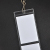Wholesale PVC ID Card Case Transparent Vertical Badge Soft Film Work Permit Name Tag Card Insert Holder Product Tag