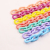 Macaron Color Chain Buckle Handmade Splicing Package with Acrylic Hand Paint Jelly Removable