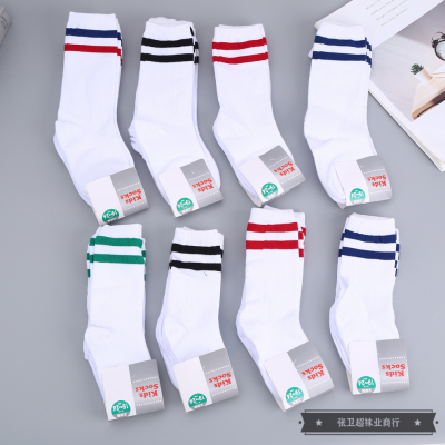 Socks Colorful Stripes Decorative Men's Fashion Sports and Leisure Stockings Breathable Comfortable Stall Night Market New