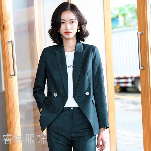 fashion suit women‘s business wear temperament goddess fan high-end suit women‘s suit slim fit slimming business suit