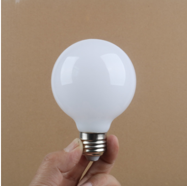 现代球形节能省电奶白灯泡 360发光led玻璃g80暖光白光龙珠泡
