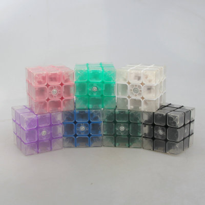 Square Is a Small Frost Blade Exquisite Crystal Collection Rubik's Cube Only for Collection and Stop Production Rubik's Cube