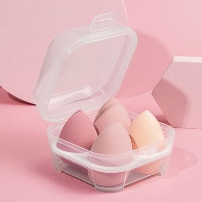 Beauty Blender Rack Support Dustproof Cover Gourd Powder Puff Sponge Egg Storage Box Drying Stand Cosmetics Desktop