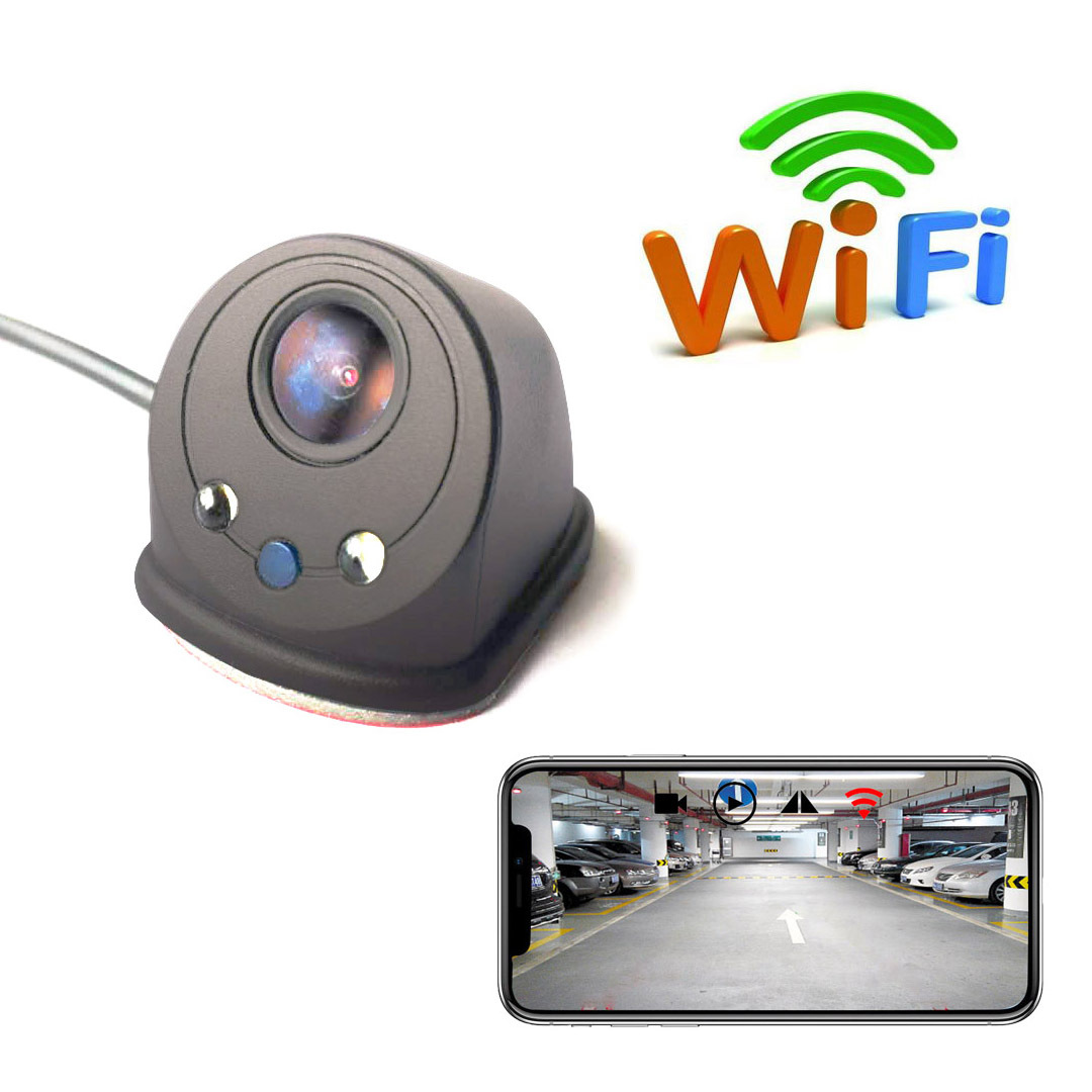 Cross-Border Hot Selling USB Wireless WiFi Left and Right Side View Camera Car Blind Area Car Camera