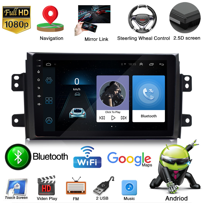 Applicable to Suzuki SX4 Navigator Intelligent Android Large Screen Reversing Image All-in-One Machi