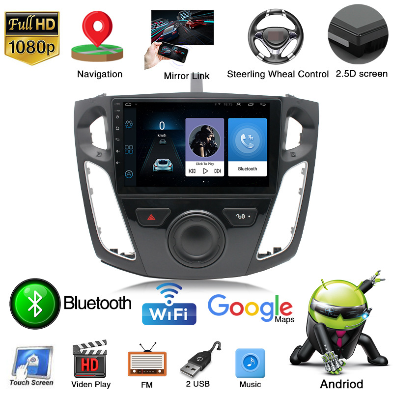 Applicable to 12-17 Fox Navigator Smart Android Large Screen Reversing Image Player Overseas Version