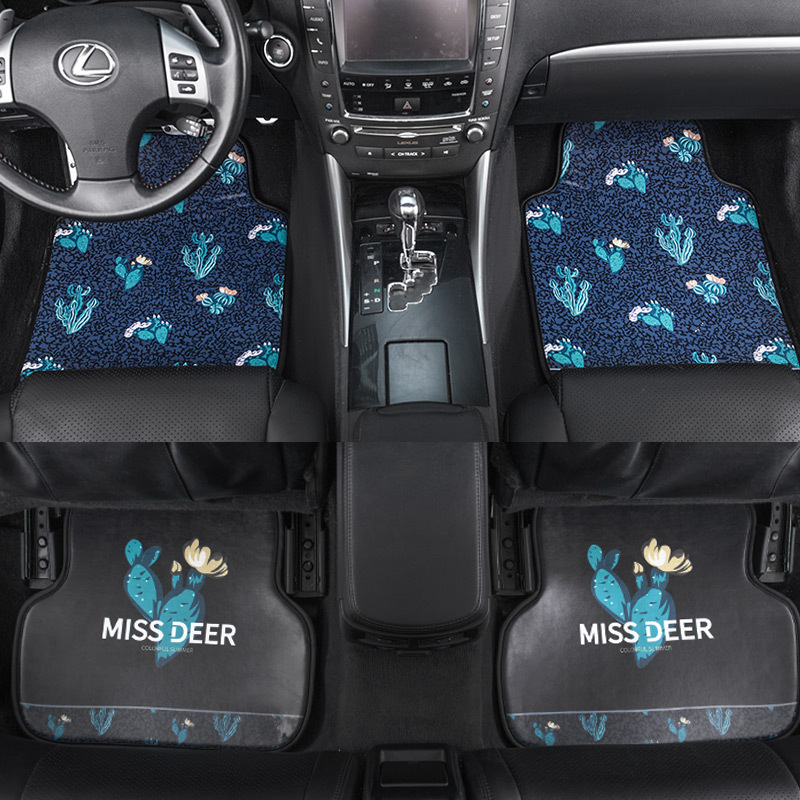 Car Foot Mat Four Seasons Universal Car Foot Mat Waterproof NonSlip Universal Leather Foot Mat Easy