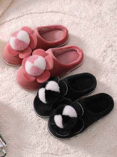 Cotton Slippers Female 2020 New Female Student Thickened Warm Korean Style Indoor Home Confinement Version Trailer