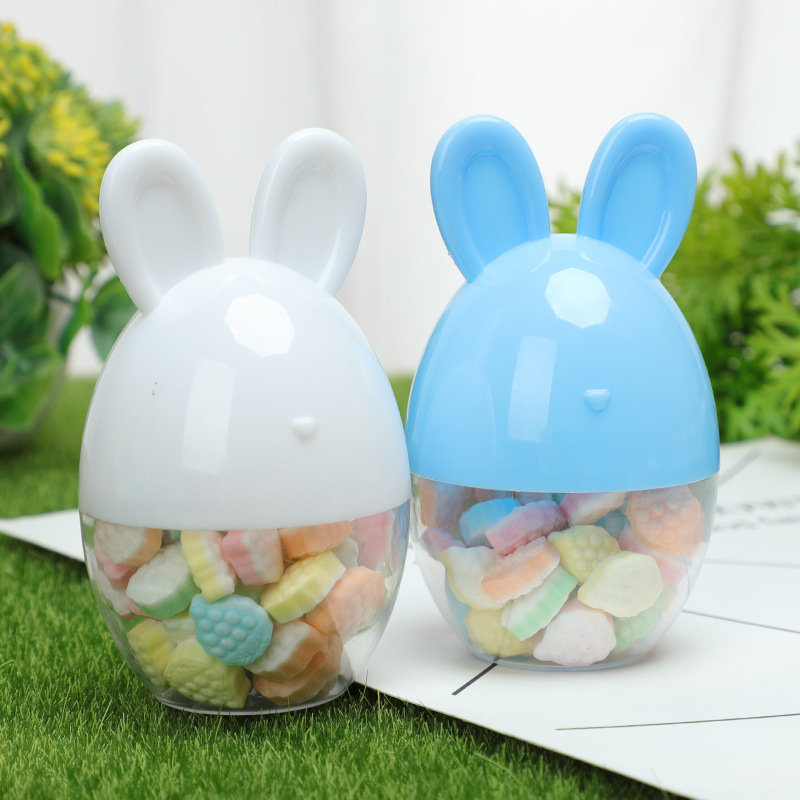 Cross-Border Food Packaging Box Cartoon Mickey Headwear Transparent Plastic Candy Box Wedding Candie