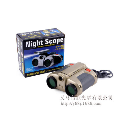 Children's Toy Telescope New Outdoor Binocular HD Telescope with LED Lighting Source Factory Direct Sales
