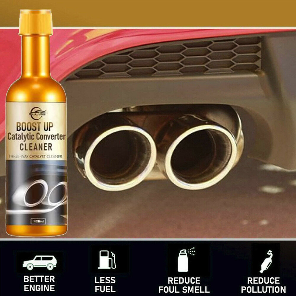 Catalytic Converter Cleaner 120Ml Car Three-Way Catalytic Cleaning Agent Removing Carbon Buildup