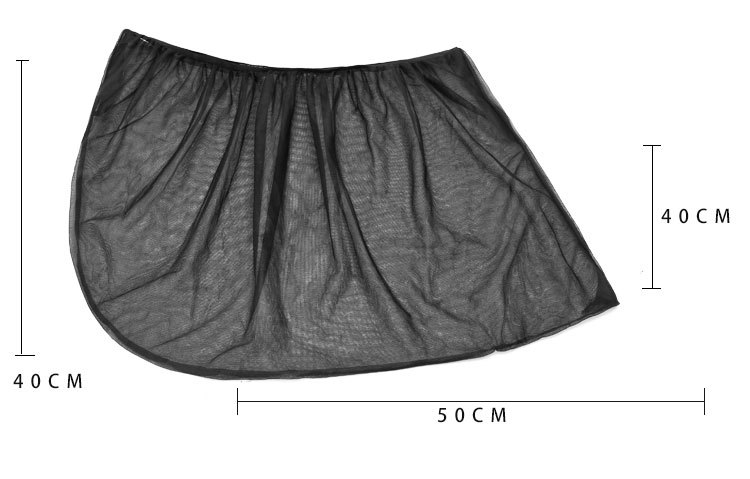 Car Window Protective Film Cover Black Gauze Sunscreen Insul...