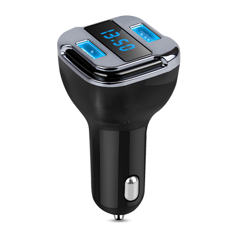 Original Source Notebook LCD Display Car Charger 4.2a Dual USB Multi-Function Satellite Positioning