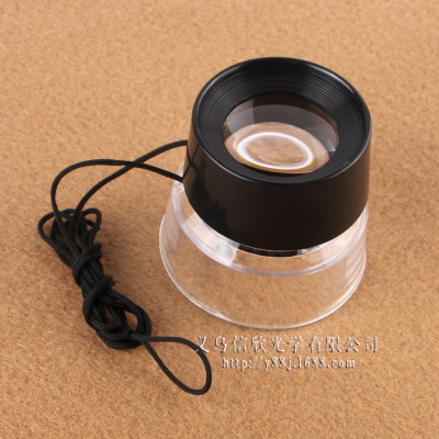 10 Times Optical Magnifying Glass with Lanyard Outdoor Portable Handheld Barrel Magnifying Glass Pocket Observation Mirror Wholesale