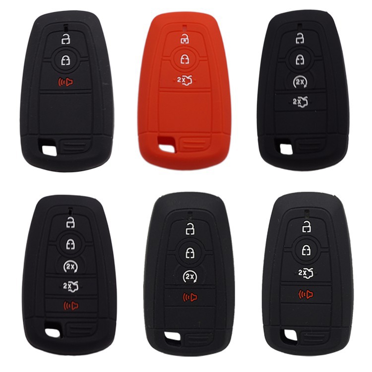 Applicable to Ford EcoSport Escort Carnival Wing Tiger Ruijie Remote Key Case Car Key Silicone Bag
