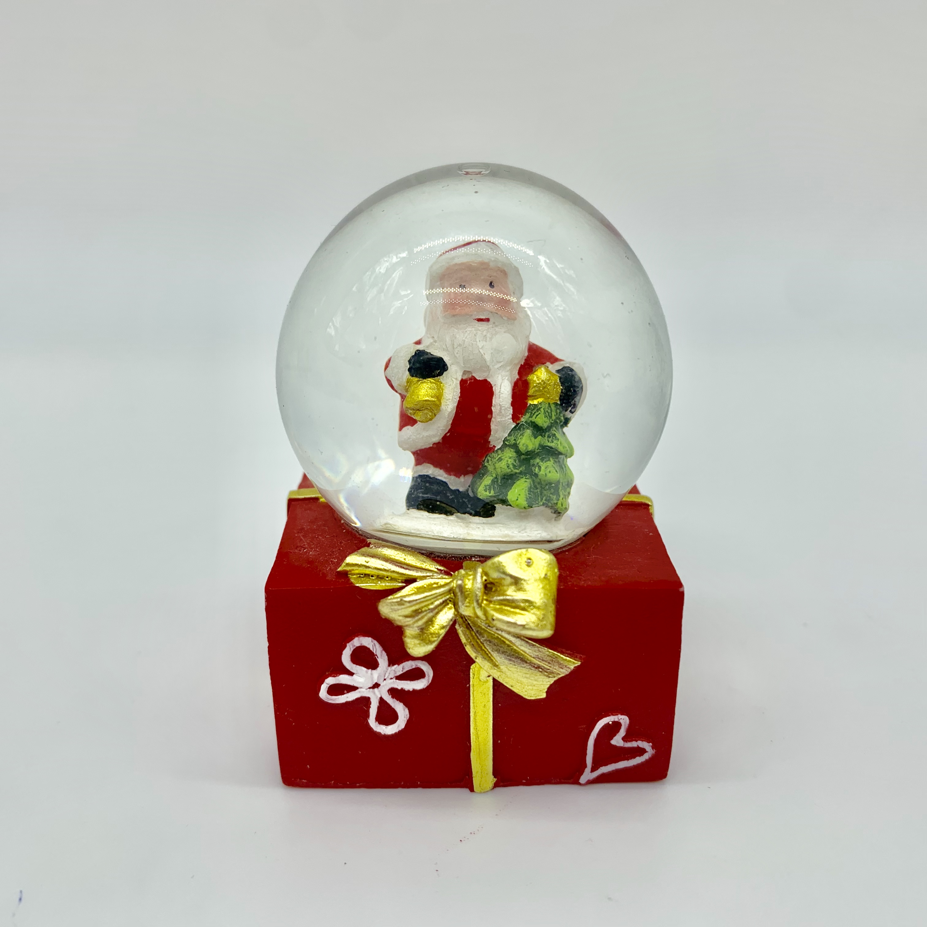 圣诞水球圣诞节玻璃水晶球圣诞老人雪人蛋糕烘焙装饰圣诞节桌摆