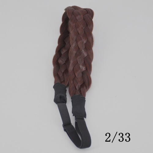 european and american foreign trade five-strand braid manufacturers wholesale handmade high-temperature silk five-strand wig braid wig