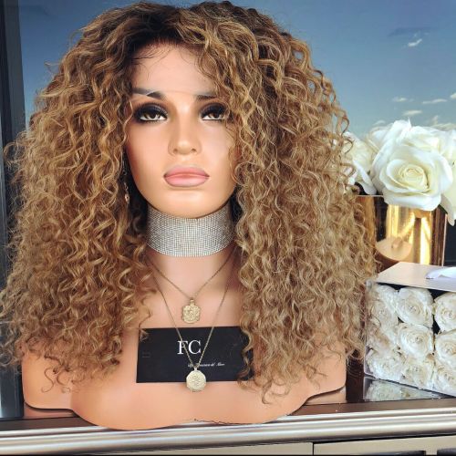 foreign trade hot sale african small curly hair mid-wrapped tube hand roll instant noodles long hair women‘s chemical fiber high temperature silk hair cover