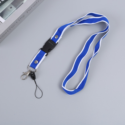 hot sale badge work permit lanyard customized high-end exhibition work tag lanyard student school card rope customizable logo