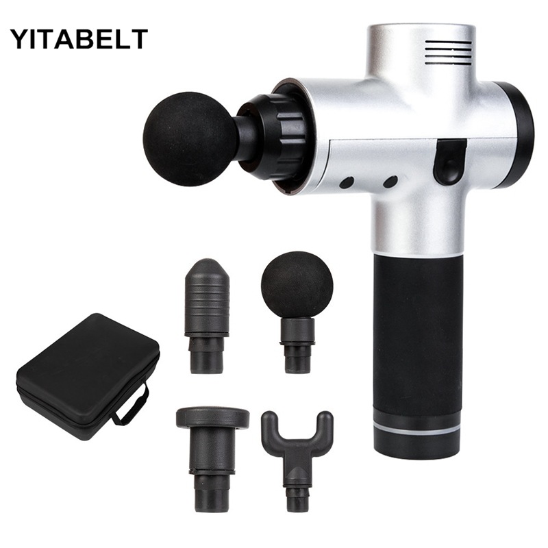Touch Screen Fascial Gun Electric Massage Gun Muscle Relaxation Deep Pain Relief Massager