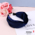 Simple Knot in the Middle Fabric Hair-Hoop Headband Adult Multi-Color Sweet Headband Autumn and Winter Solid Color Wide-Brim Hair Accessories