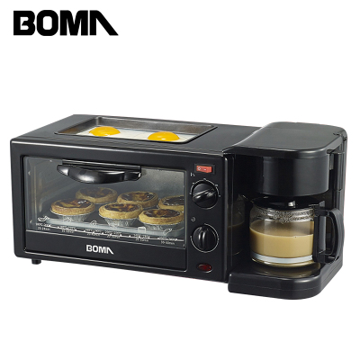 Supply Boma Brand Triple Breakfast Machine Household Multi-Functional  Electric Oven Coffee Machine Fry Pan Hot Sale 3000W