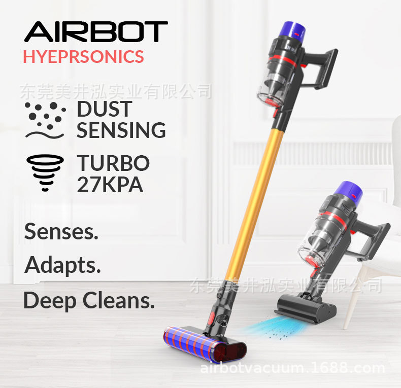 Cross-Border Airbot Handheld Smart Wireless Vacuum Cleaner Household Powerful High-Power Multifuncti