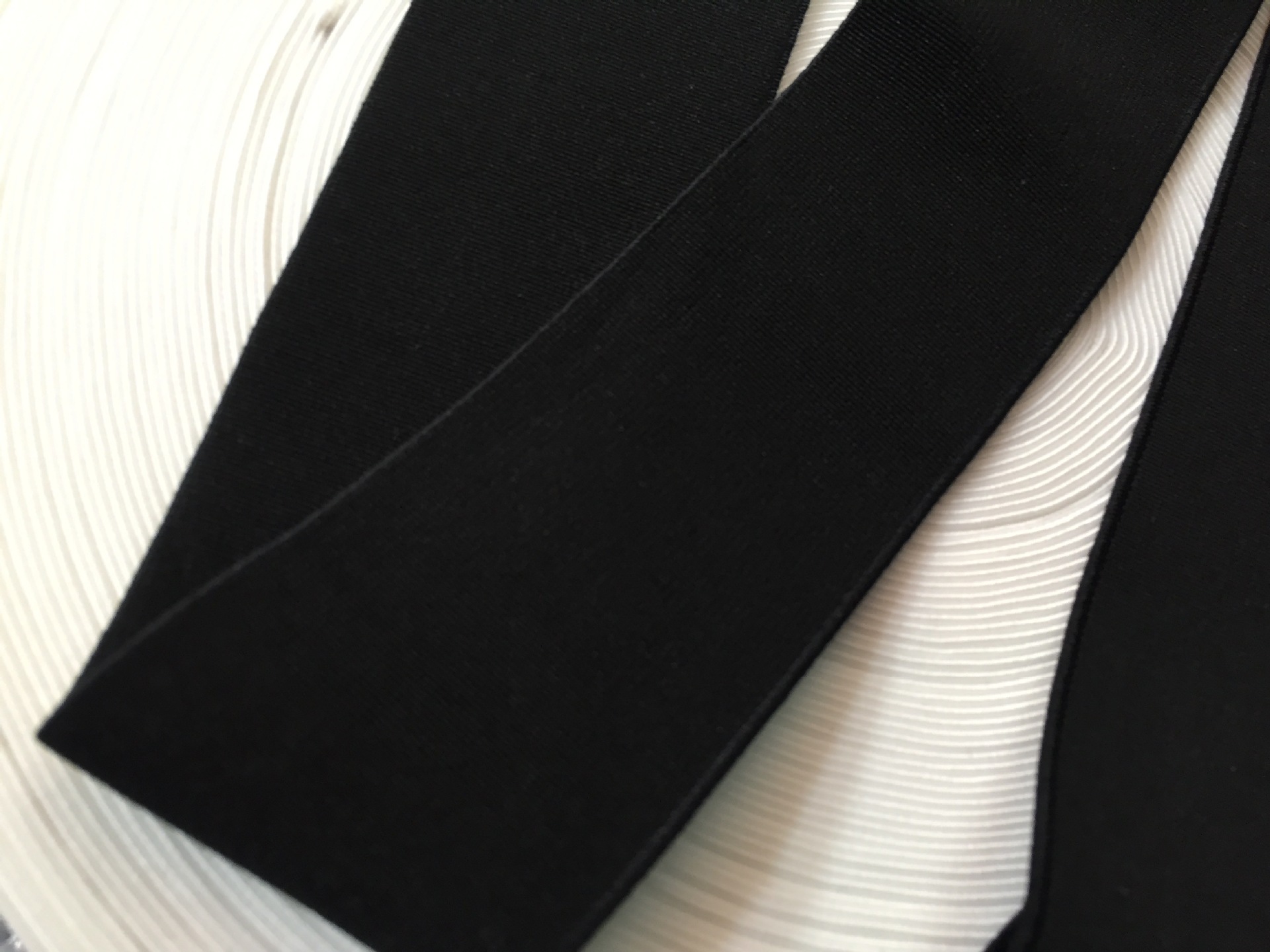 Black and White 2-10cm Plain Encryption Nylon High Elastic Ribbon Soft Culottes Tank Elastic Band