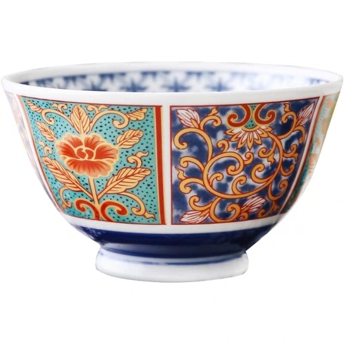 Japanese Ceramic Rice Bowl Home Japanese Style Retro Tableware Creative Not Hot Eating Bowl