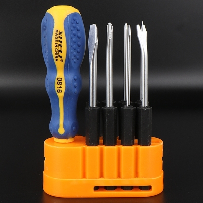 Household Multifunctional Suit Screwdriver with Magnetic 8pc