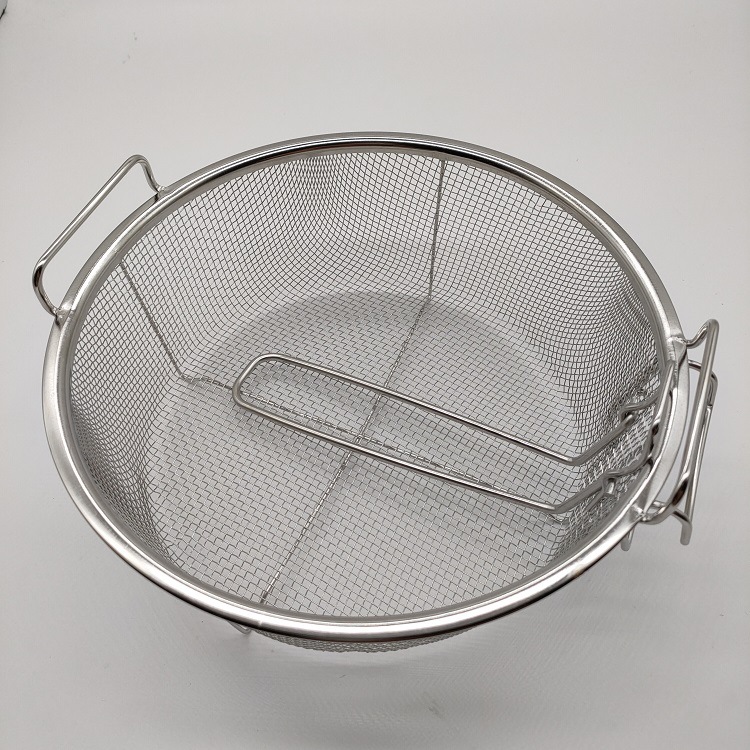 Supply CrossBorder Stainless Steel French Fries Fried Basket Western Food Snack Food Basket