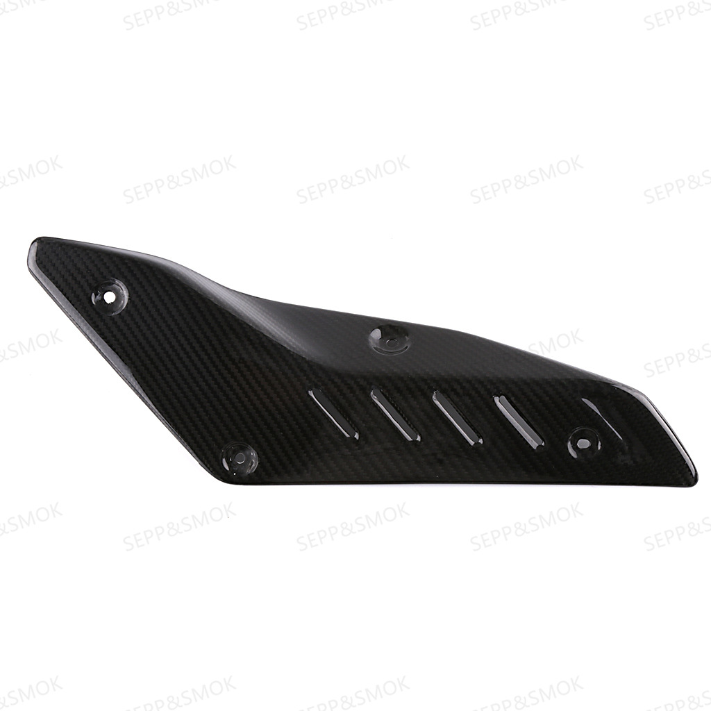 Suitable for Yamaha Y Ha Mt10 Motorcycle Carbon Fiber Large Exhaust Pipe Cover 16-18 Years Modified