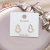 Cute Gourd Shape Earrings Simple and Compact 2020 New S925 Silver Material Trendy Style Earrings Silver Jewelry