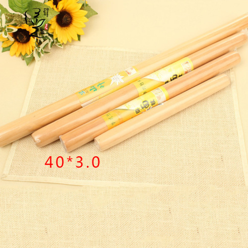 Green Light Exquisite Kitchen Supplies Rolling Pin 40cm Beech Rolling Pin Rolling Pin Handmade Surface Pressing Stick Wholesale