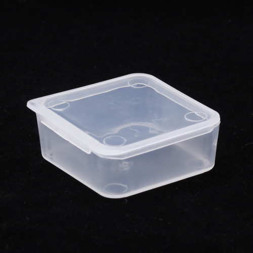 manufacturer produces wholesale plastic small square packing box pp square box square box 40*40 * 15mm
