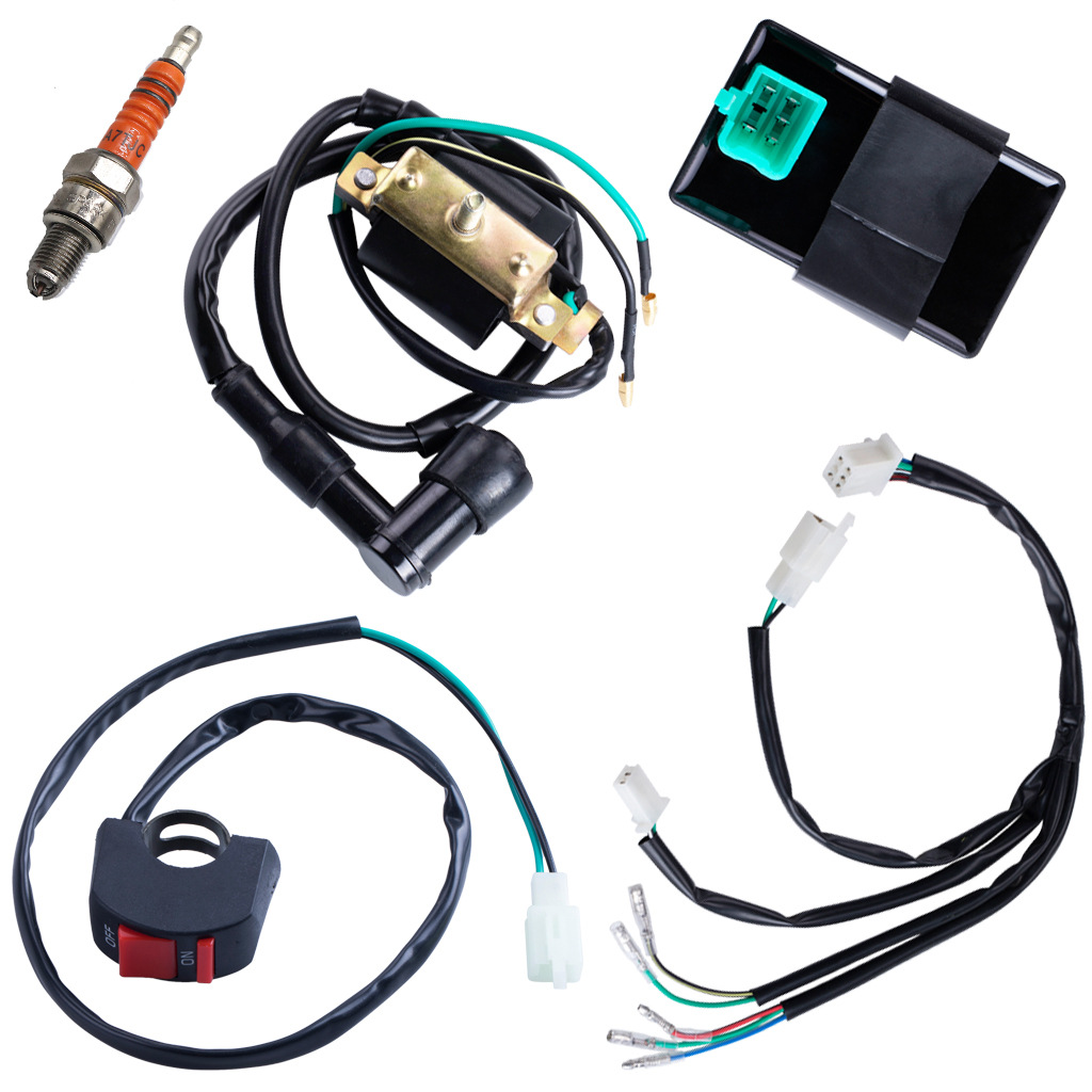 Off-Road Motorcycle 5-Piece Set 50cc 70cc 110cc Foot Start Engine Harness Spark Race Assembly