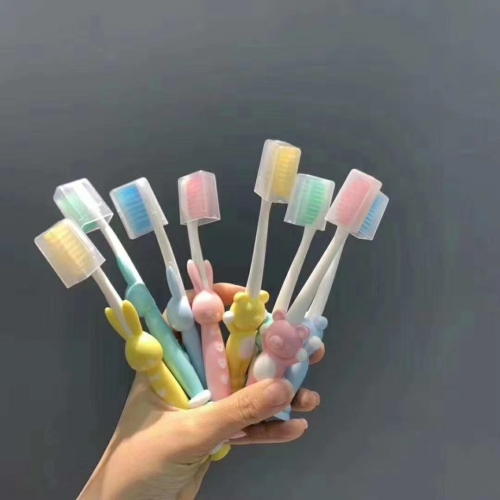 toothbrush children‘s toothbrush soft-bristle toothbrush cleaning toothbrush macaron toothbrush
