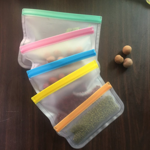 peva food preservation bag refrigerator sealed storage bag food reuse translucent frosted ziplock bag