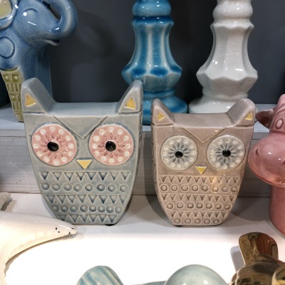 Ceramic Crafts Home Decoration Owl Decoration Living Room Decorations