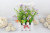 Wood Small Hanging Basket C- 1316 Artificial Flower Living Room Desktop Decorations New Fake Flower Valentine's Day Gift Customization