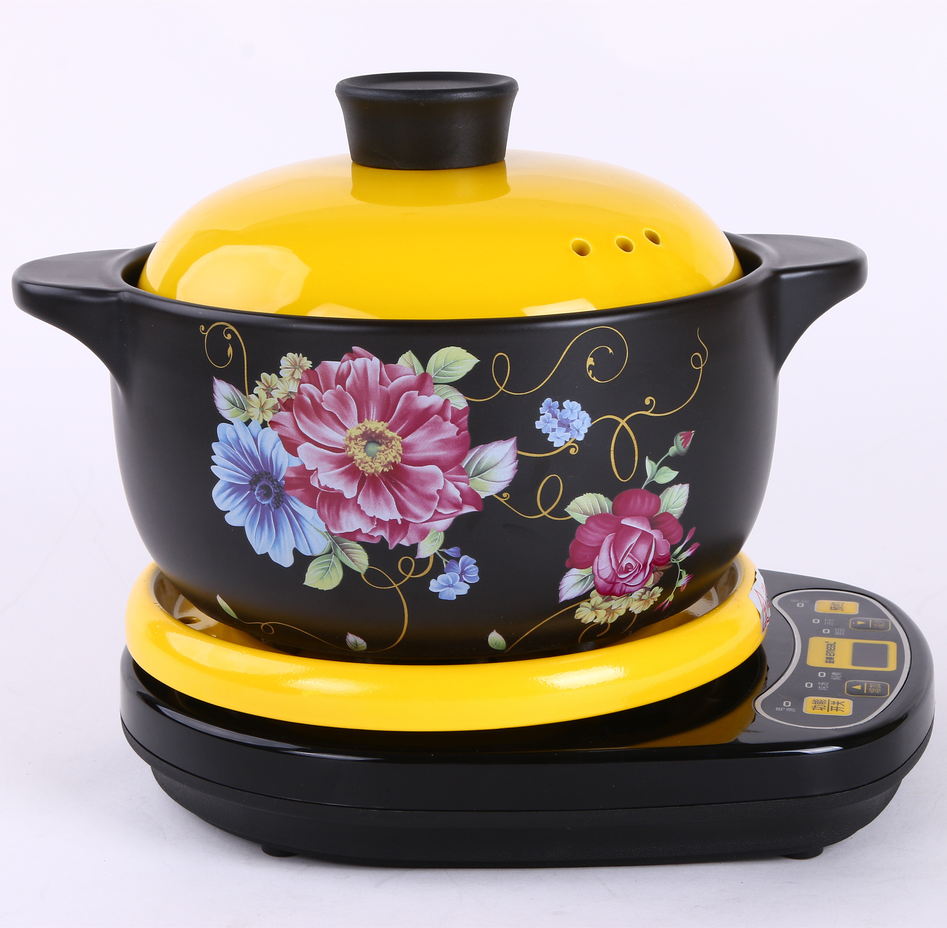 奶锅陶瓷小砂锅婴儿宝宝煮奶煮面锅煮粥煲汤柄锅韩式耐高温小沙锅