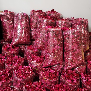 云南玫瑰花瓣泡澡泡脚美容花瓣干花瓣袋装美容院spa宾馆_天昊熏香干花