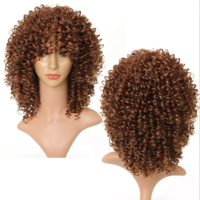 Supply European and American Style Wig Head Cover African Afro Wig