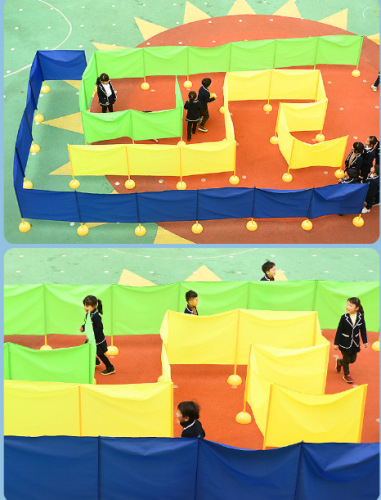 kindergarten variety maze sensory training equipment outdoor large toys children‘s game props fun games