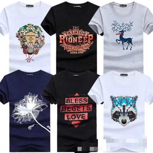 Factory Hot Export Men‘s T-shirt Delete Foreign Trade Men‘s T-shirt Export Men‘s T-shirt Quick-Drying